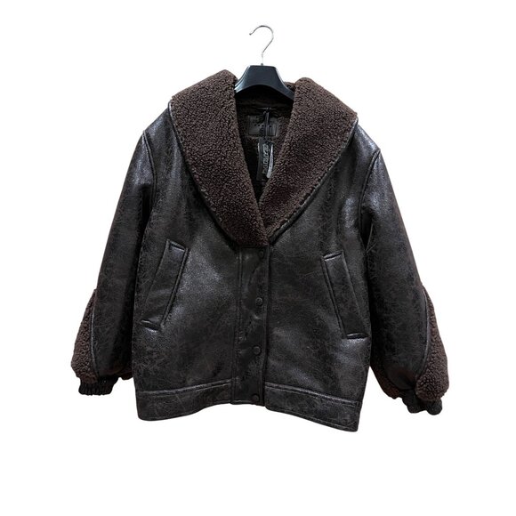 BlankNYC Sherpa Trim Jacket - Picture 2 of 5